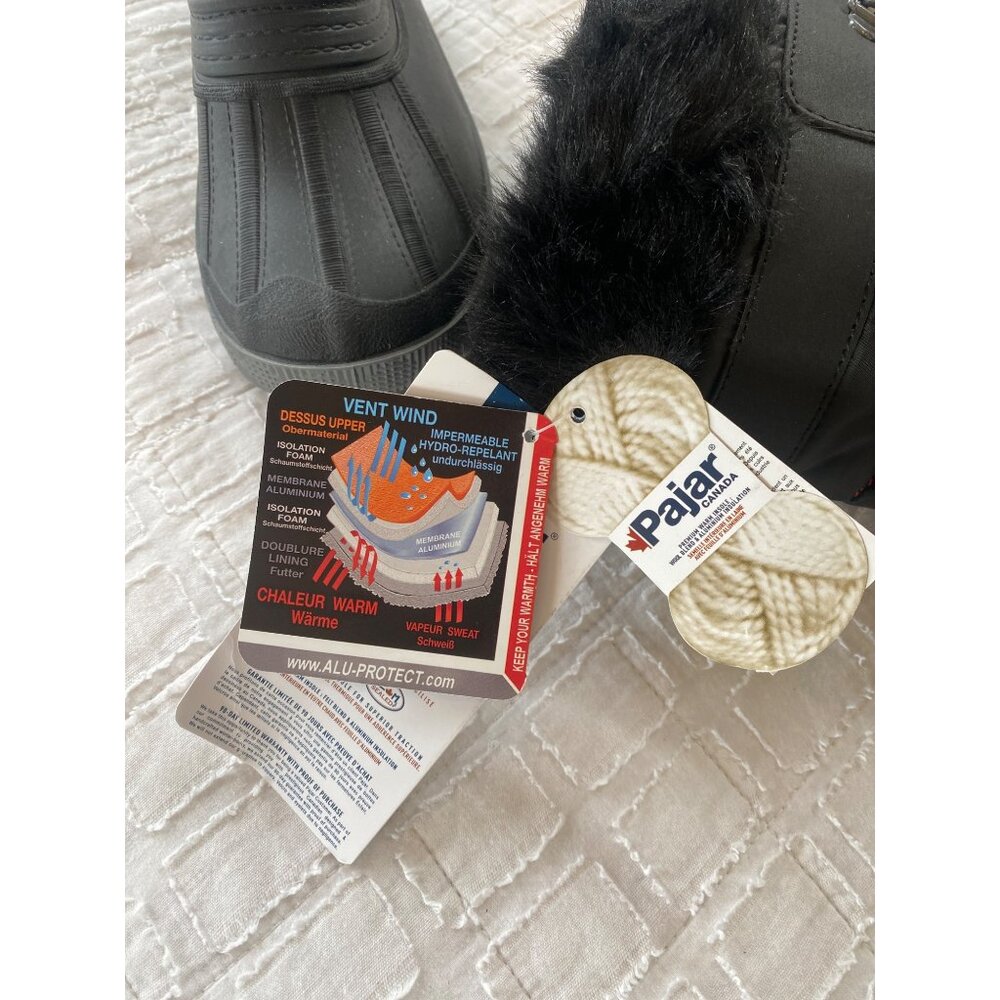 NWT PAJAR Doris Faux Fur-Lined Winter Boots Women’s 9 -40F - Picture 13 of 16